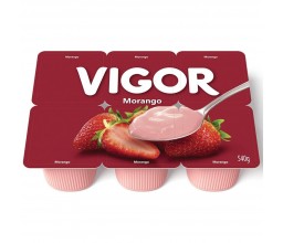 Bebida Láctea Sabor Morango Vigor 540g