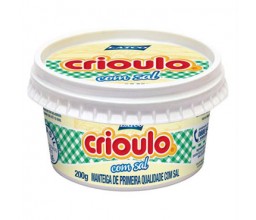 Manteiga com sal pote Crioulo 200g