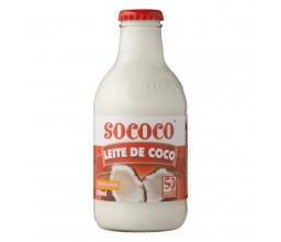 Leite de Coco SOCÔCO Vidro 200ml