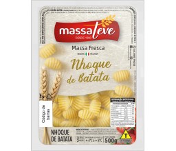 Nhoquede Batata Massa Leve 500g