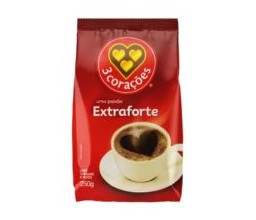 CAFÉ EXTRAFORTE 3 CORAÇOES 500G