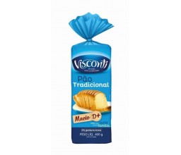 Pão de Forma Tradicional Visconti 400g