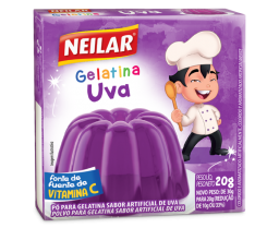 Gelatina sabor Uva Neilar 20g