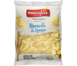 Raviolli 3 Queijos Massa Leve 1kg