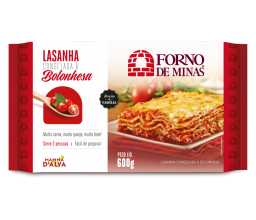 Lasanha Bolonhesa Forno de Minas 600g