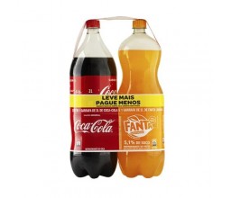 Kit Coca Cola  / Fanta  2 L