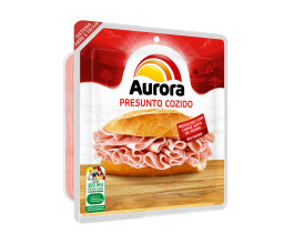 Presunto cozido fatiado Aurora 180g