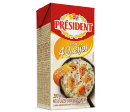 Molho Quatro Queijos President 200g