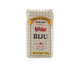 Farinha de Mandioca Flocada Biju Kisabor 500g