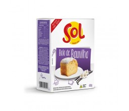 Massa para Bolo Baunilha Sol 400g