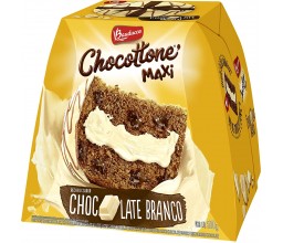 Chocottone Maxi Chocolate Branco Bauducco 500g