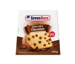 Panttone Gotas de Chocolate Seven Boys 400g