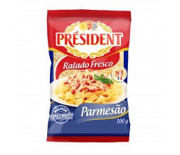 Queijo Parmesão Ralado Fresco President 100g