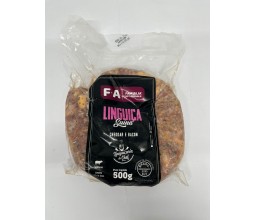 Linguiça c/ Cheddar e Bacon Suína 500g