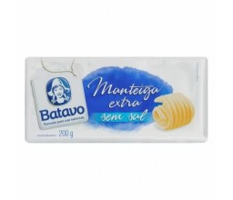 Manteiga s/ Sal Batavo 200g