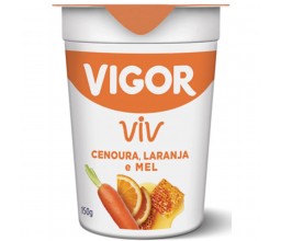 Iogurte Vigor Viv Natural Cenoura, Laranja E...