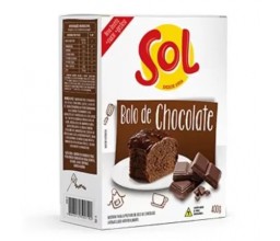 Mistura para Bolo Chocolate Sol 400g