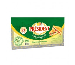 Queijo Mussarela Fatiado President 1kg