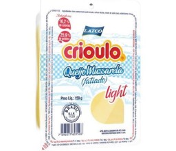 Mussarela Fatiada Light Crioulo 150g