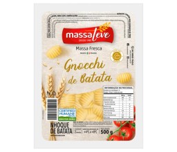 Gnocchi de Batata Massa Leve 500G