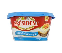 Creme de Ricota Light President 200g