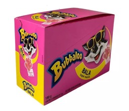 Bala Bubbaloo Tutti-Frut c/12 Unidades de 15g Cada