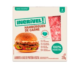 Hambúrguer de Carne Incrível 100% Vegetal 226g