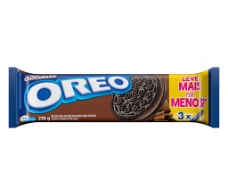 Biscoito Oreo Chocolate Tripack (3X90G)