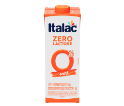 Leite UHT Semidesnatado Zero Lactose Italac 1L