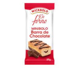 Minibolo Barra De Chocolate Wickbold 27g