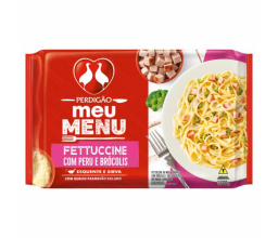 Meu Menu Fettuccine c/ Peru e Brócolis Perdigão...