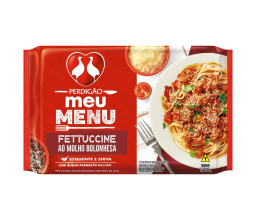 Meu Menu Fettuccine ao Molho Bolonhesa Perdigão...