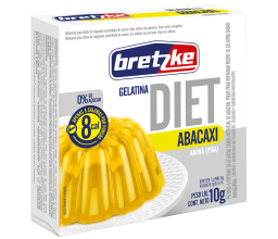 Gelatina sabor Abacaxi DIET Zero Açucar Bretzke...