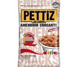 Amendoim Crocante sabor Pimenta Vermelha Pettiz...