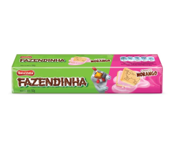 Biscoito sabor Morango Fazendinha 130g