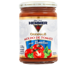 Molho de Tomate com Basilico Hemmer 320g