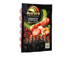 Linguiça de Lombo com Alho e Ervas Aurora 500g