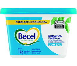 Creme Vegetal Original com Sal e Ômega 6 Becel 1Kg