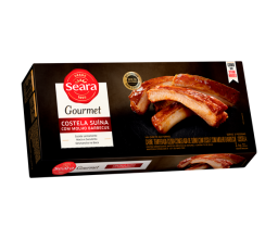 Costela Suina com Molho Barbecue Seara Gourmet 1kg