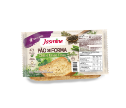 Pão de Forma c/ Chia e Ervas Finas Jasmine 350g