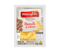 Raviolli de Carne Massa Leve 400g