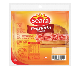 Presunto Cozido Fatiado Seara 180g