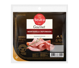 Mortadela Defumada Fatiada Seara Gourmet 180g