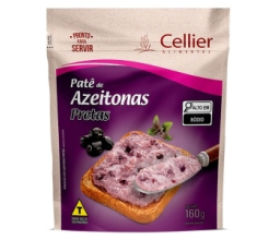 Patê de Azeitonas Pretas Cellier 160g