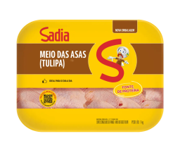 Meio das Asas Tulipa Bandeja Sadia 1kg