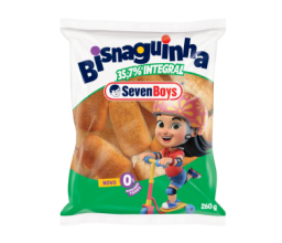 Bisnaguinha 35,7% Integral Seven Boys 300g