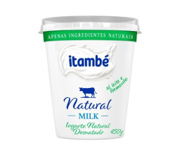 Iogurte Natural Milk Desnatado Itambé 170g