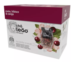 Chá Mate Hisbisco e Cereja Leão c/ 10und de 20g