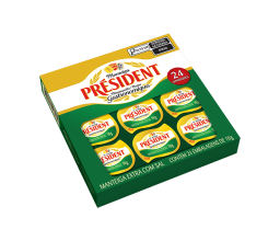 Manteiga Extra com Sal President Blisters 10g...