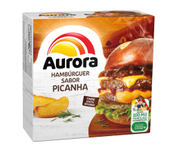 Hambúrguer sabor Picanha Aurora 360g